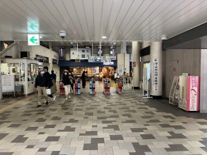 烏丸御池駅 改札口①